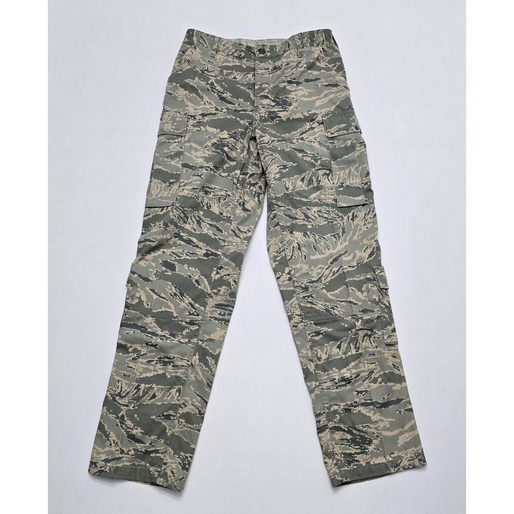 American Apparel US Air Force ABU Digital Tiger Stripe Camo Cargo Pants 34R Mens